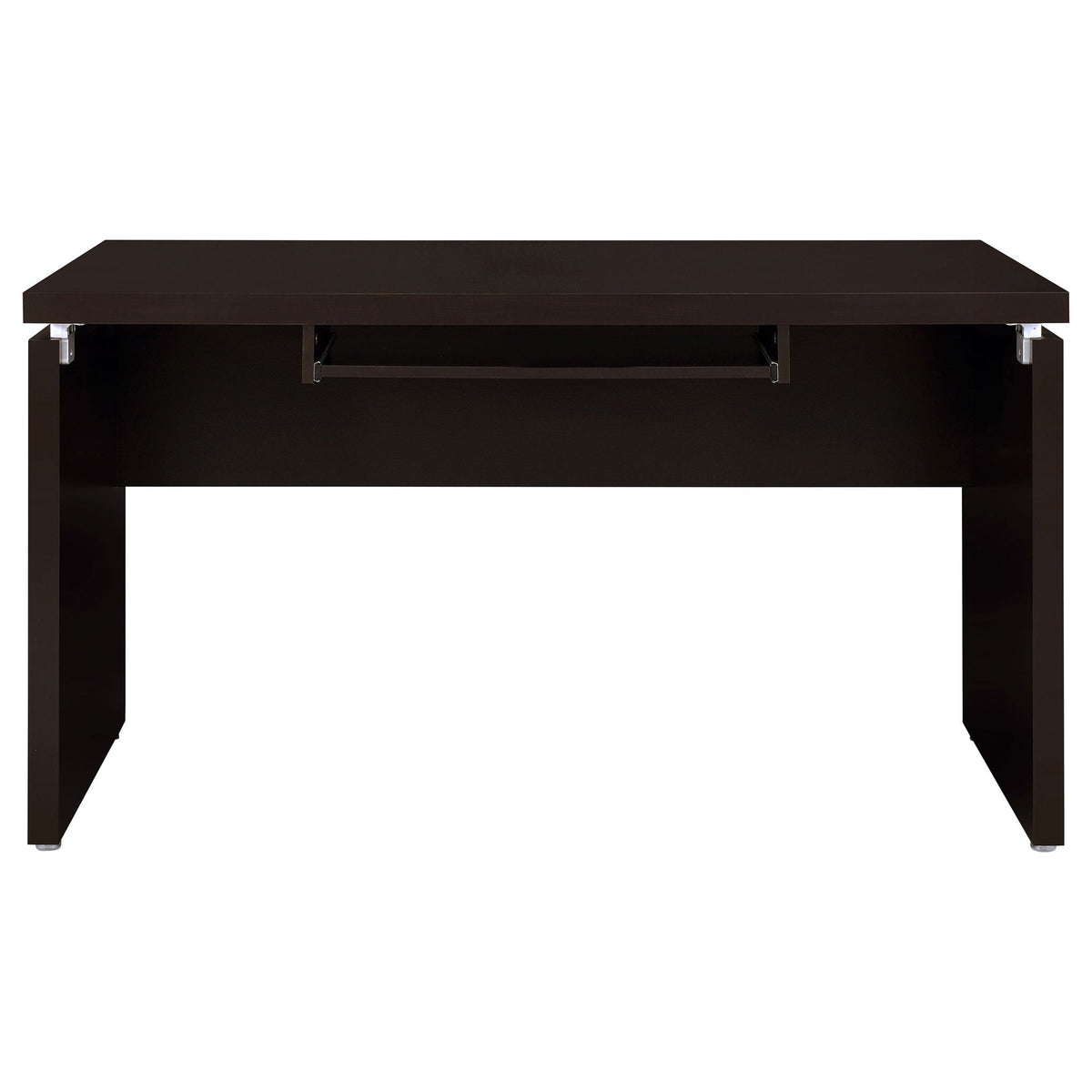 Ulloa - L Shaped Office Desk With Slide Out Keyboard Tray And Storage Drawers - Cappuccino