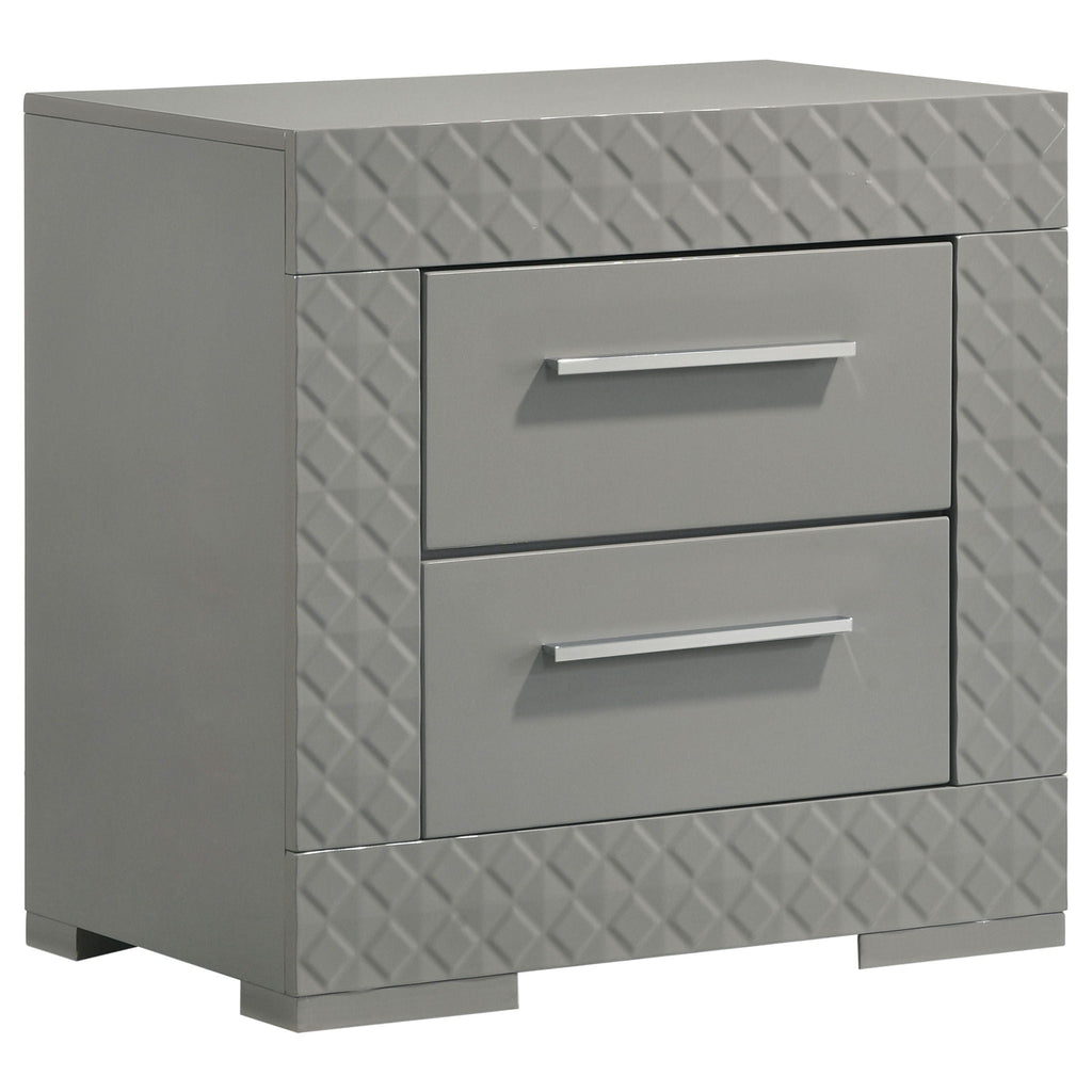 Pierce - 4 Piece Bedroom Set With LED Lighting