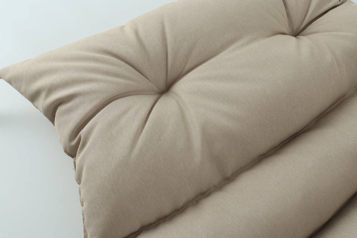 2PCS Set Outdoor Lounge Chair Cushion Replacement - Khaki