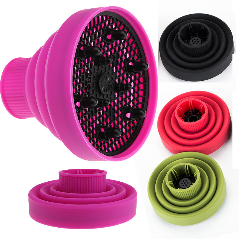 Silicone Foldable Hair Diffuser | Curl-Enhancing Dryer Attachment