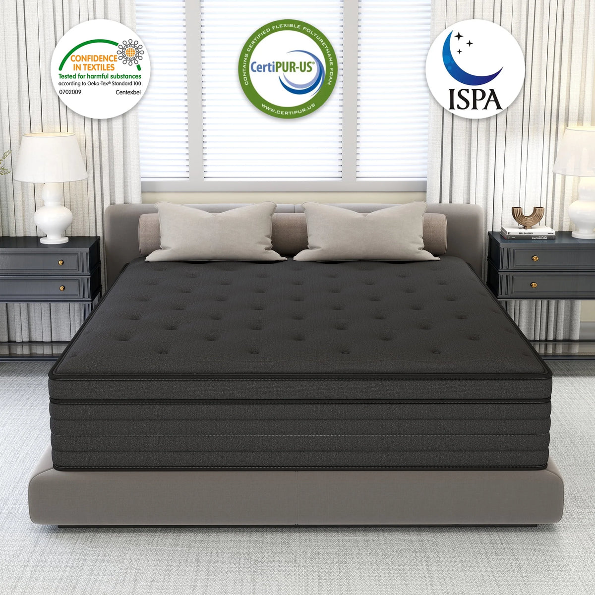 12 Inch Queen Mattress,Hybrid Mattresses Medium Firm in a Box
