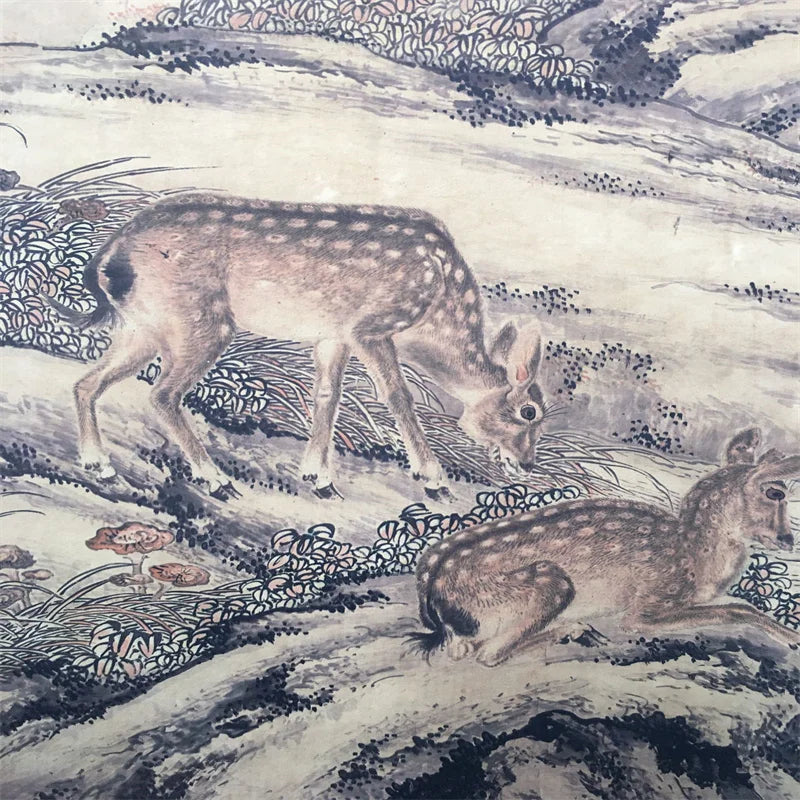 Chinese Rice Paper Scroll – Shen Quan’s “Nine Diagrams” Wall Art Slice