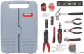 Decare 130-Piece Kitchen Drawer Home Tool Kit, Home Repair Tool Set with Portable Toolbox Storage Case