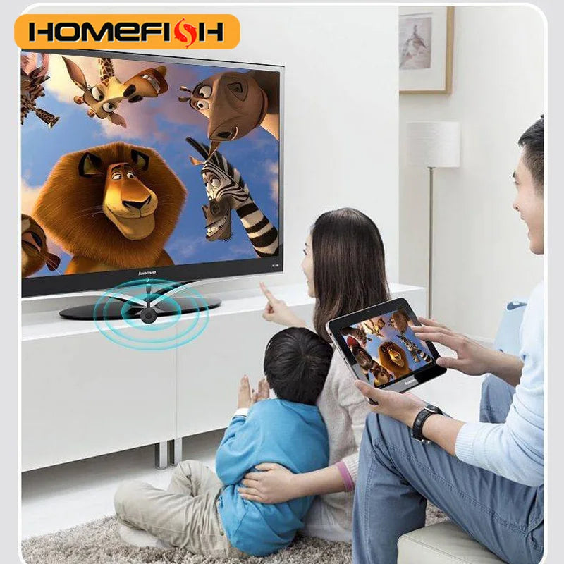 Wireless HD Mirroring Multiple Device Mobile Phoneconnected to TV HD 1080P Projection Computer Ipad WIFI Live Screen Projector