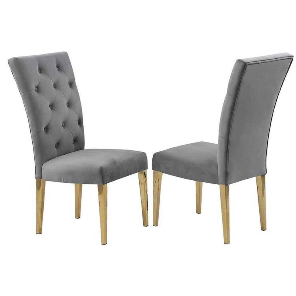 Modern Design Upholstered Dining Chair (Set of 2)