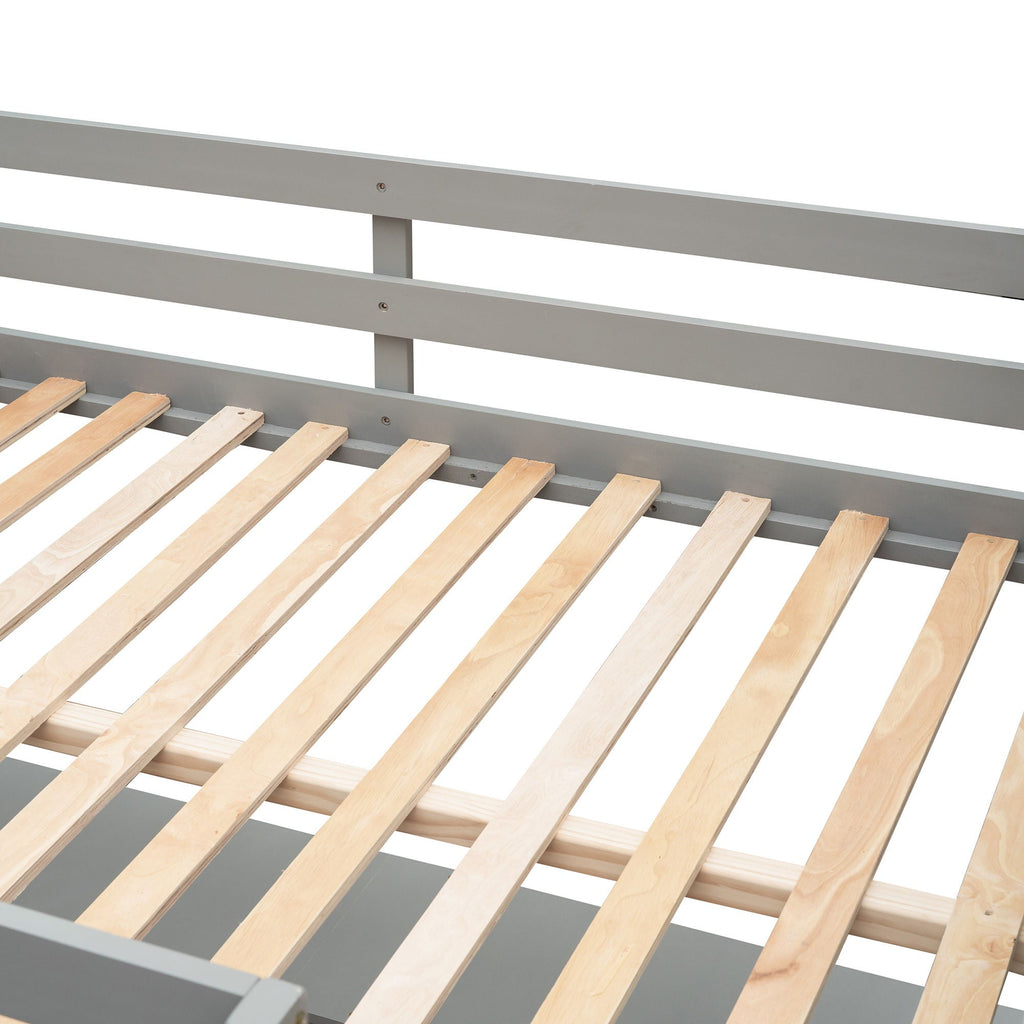 Loft Bed With Shelves With Desk