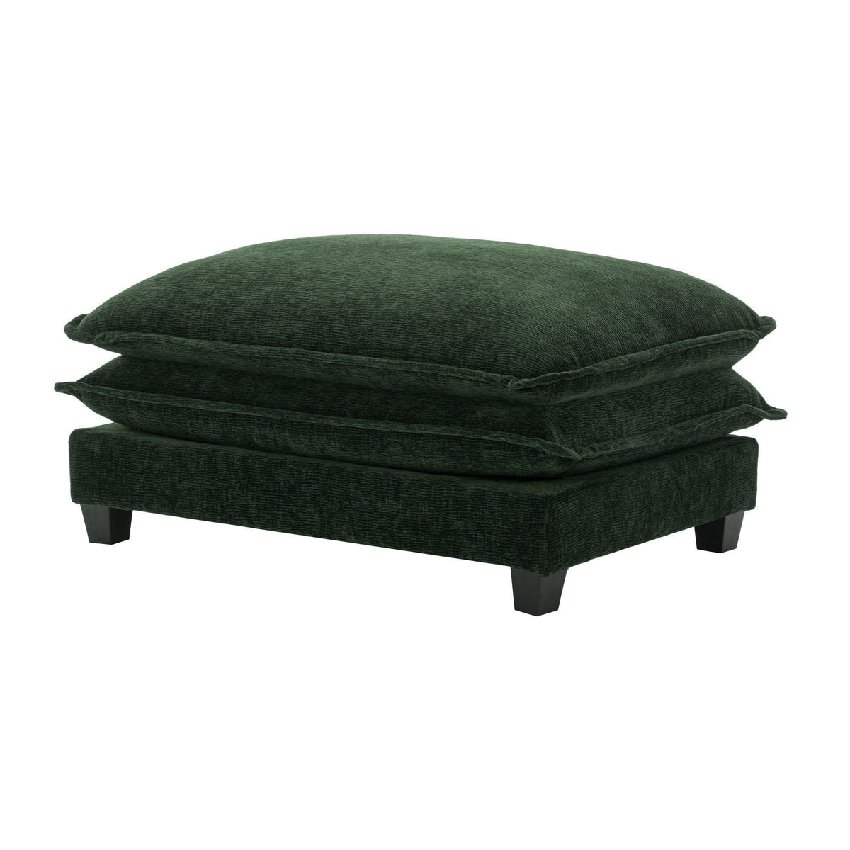 Sectional Sofa Upholstered Sofa With Two Removable Ottoman, Two USB Ports, Two Cup Holders And Large Storage Box For Living Room