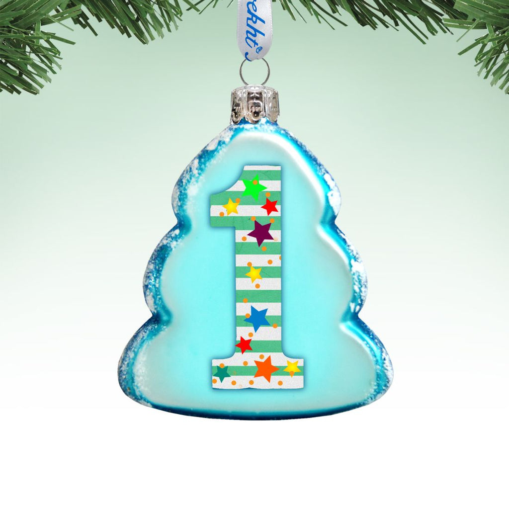 1 Mini Mercury Glass Ornament by G. Debrekht - Love Family Kids Decor - 770001