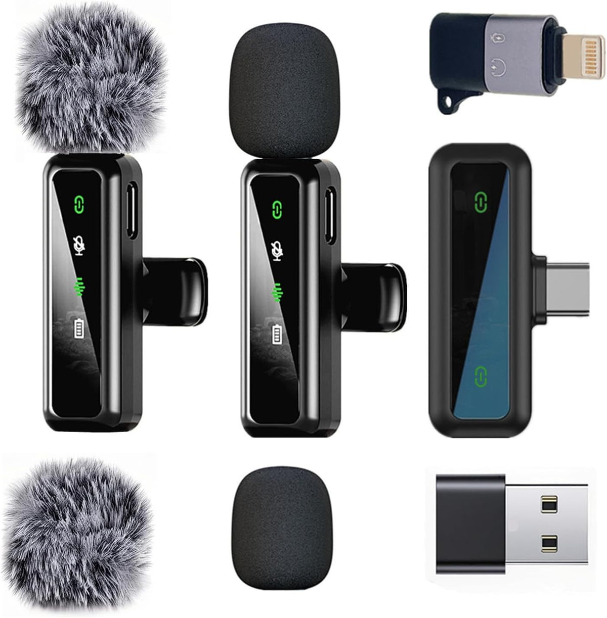 Wireless Lavalier Microphone for Iphone - Ipad, Android Phone Computer