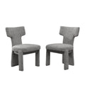 Armless Curved Back Accent Chairs