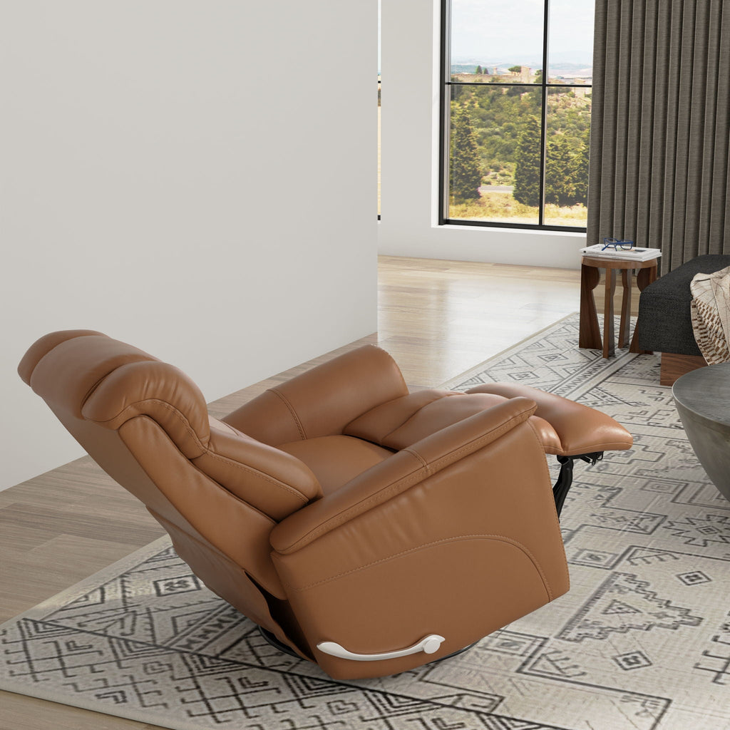 Bentley - Swivel Glider Recliner With Manual Adjustable Headrest & Footrest