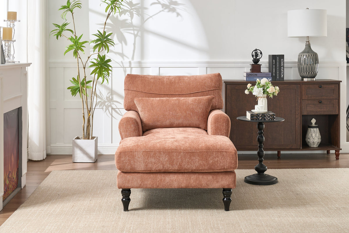 Modern Chaise Lounge Upholstered Indoor Recliner Sofa