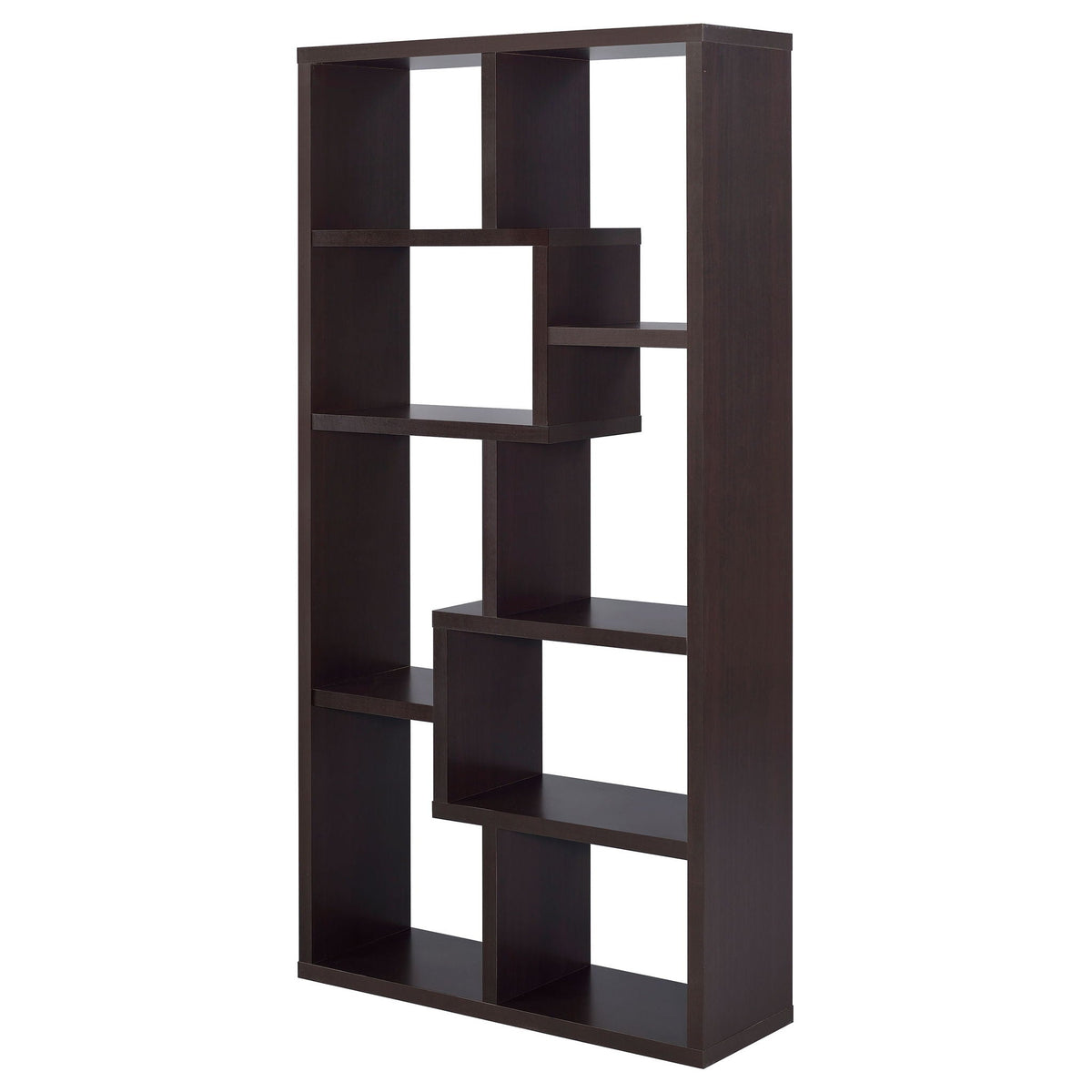 8 Shelf Geometric Bookcase