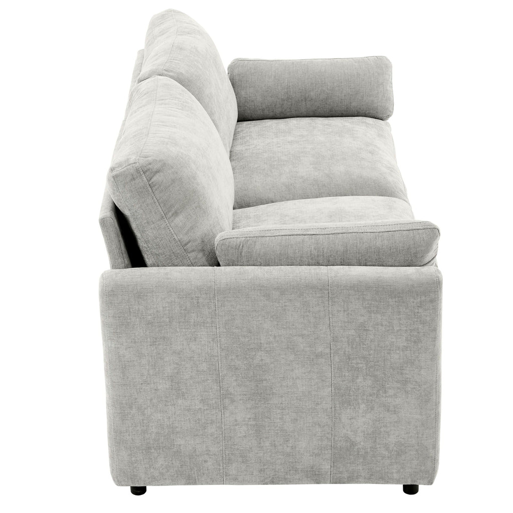 Cozy Upholstered Cushion Loveseat Sofa For Living Room