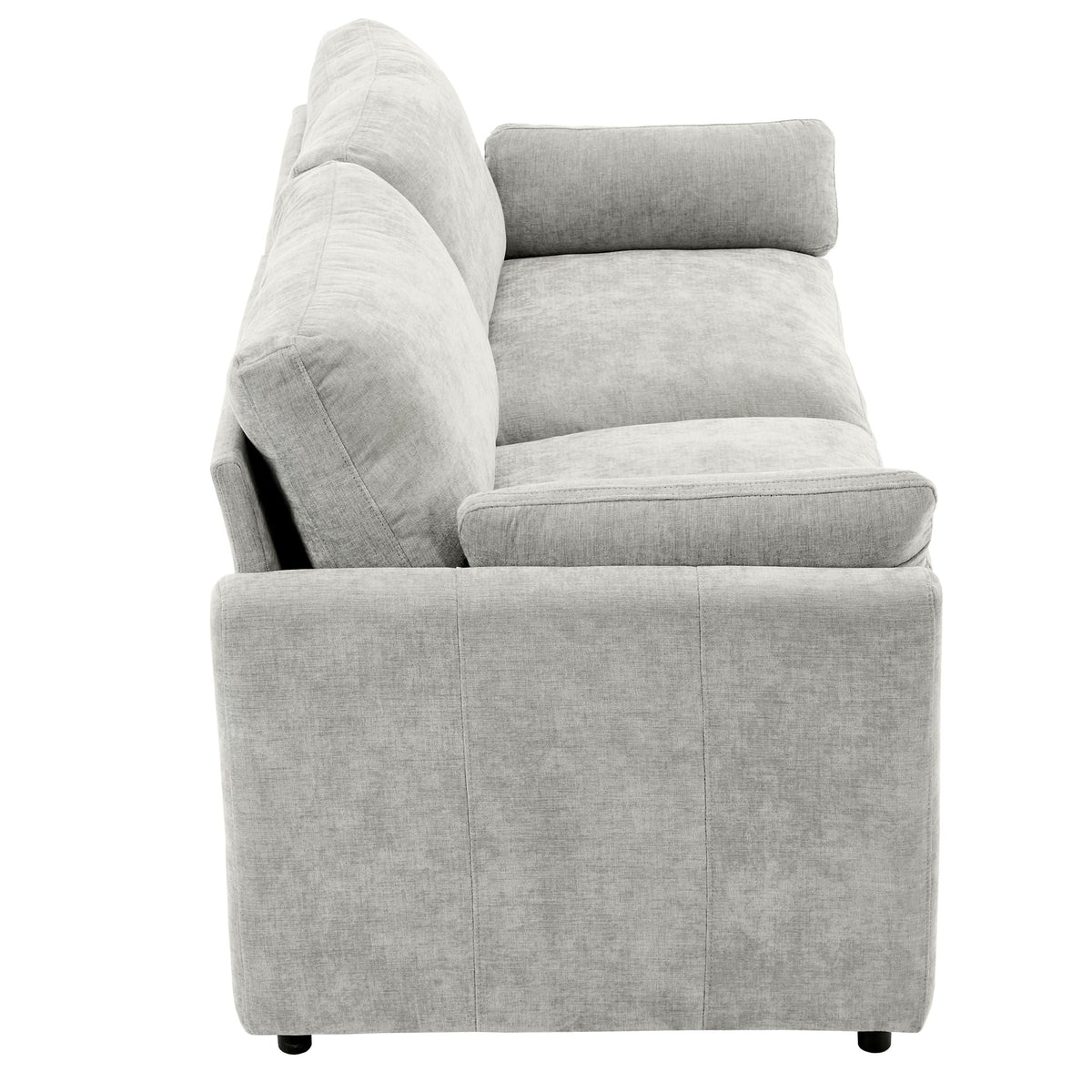 Cozy Upholstered Cushion Loveseat Sofa For Living Room
