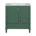 Bathroom Vanity, Modern Bathroom Cabinet With Sink Combo Set, Bathroom Storage Cabinet With A Soft Closing Door And 3 Drawers, Solid Wood Frame