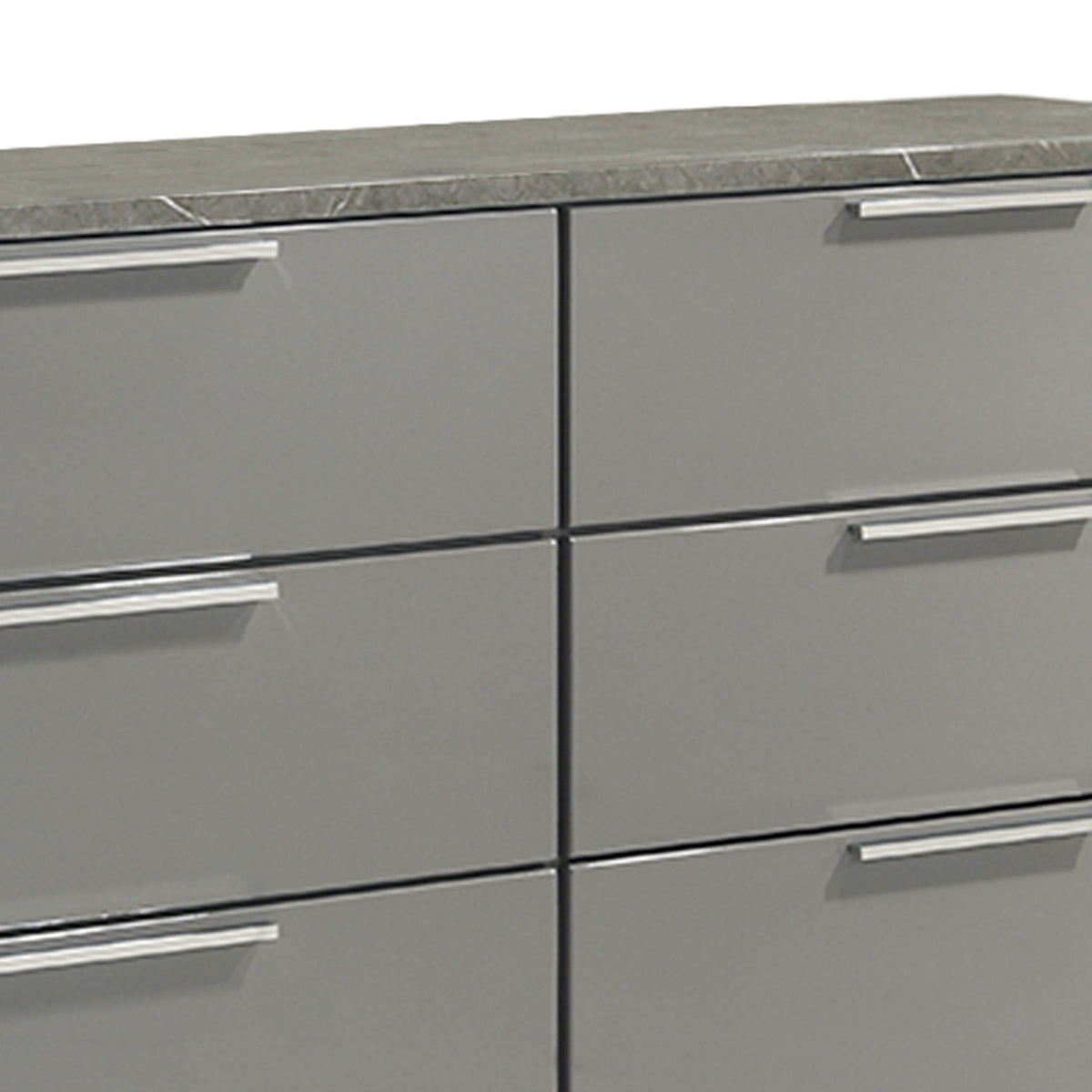 Elara - Dresser With Spacious Drawers - Gray