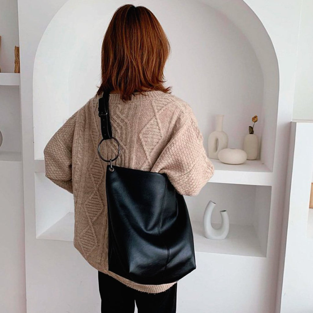 CeCe Vegan Leather Shoulder Bag