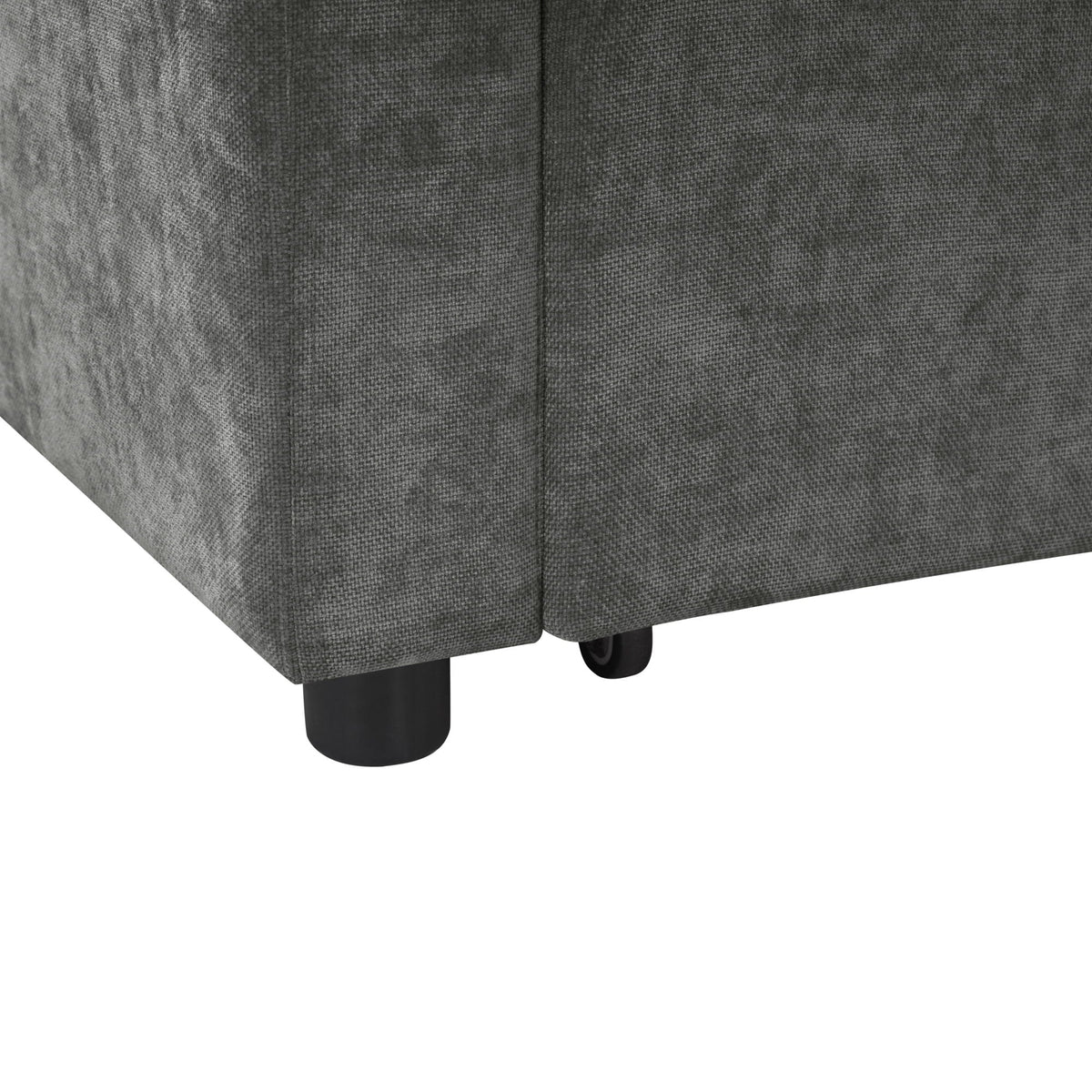 Modern L Shaped Sectional Sofa Bed With Hidden Storage Upholstery
