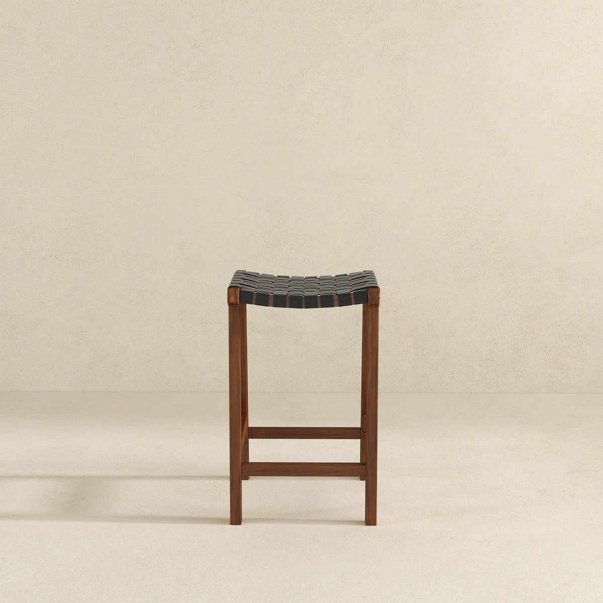 James - Mid-Century Modern Genuine Counter Stool
