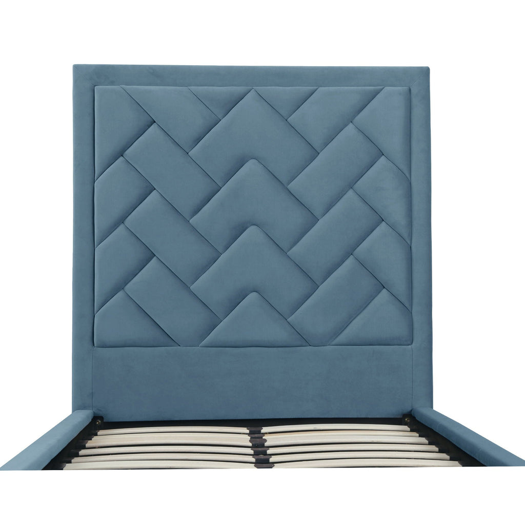 Crosby - Bed With Upholstered Headboard And Slats