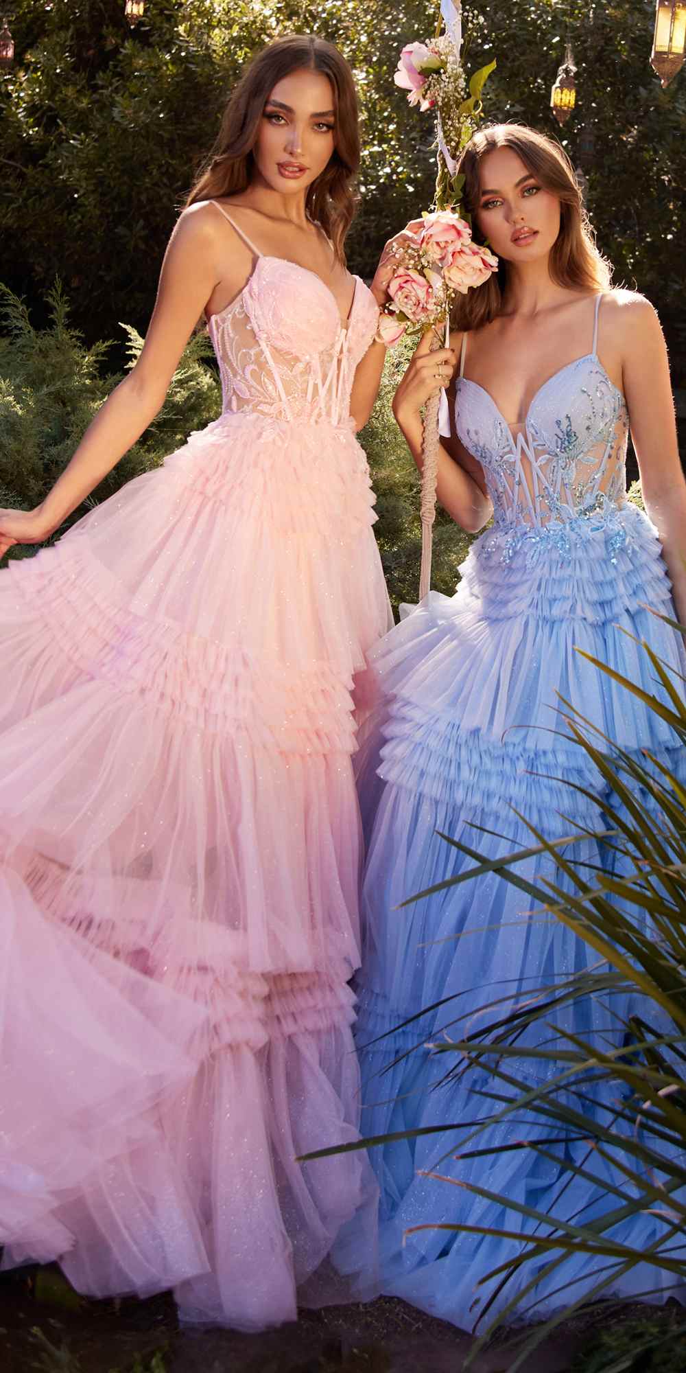 Andrea & Leo A1247 Floor Length Princess Layered Tulle Ball Gown