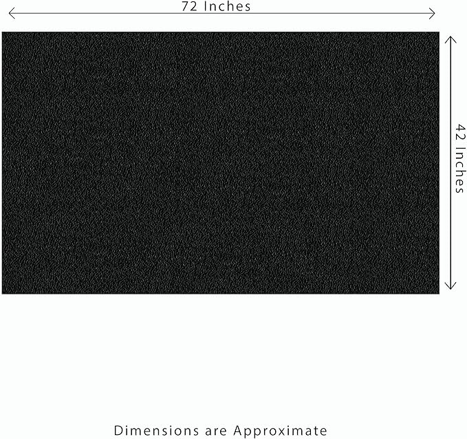 Heavy Duty Horse Stall Mats - Stable Mats, Durable 3/4 in. Thick Rubber Flooring - Solid Black - 3.5' x 6' Mat for Stables, and More - 42 in. x 72 in. Stall Mat