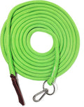 22' Long Line with SS O Ring and Carabiner (Neon Green)