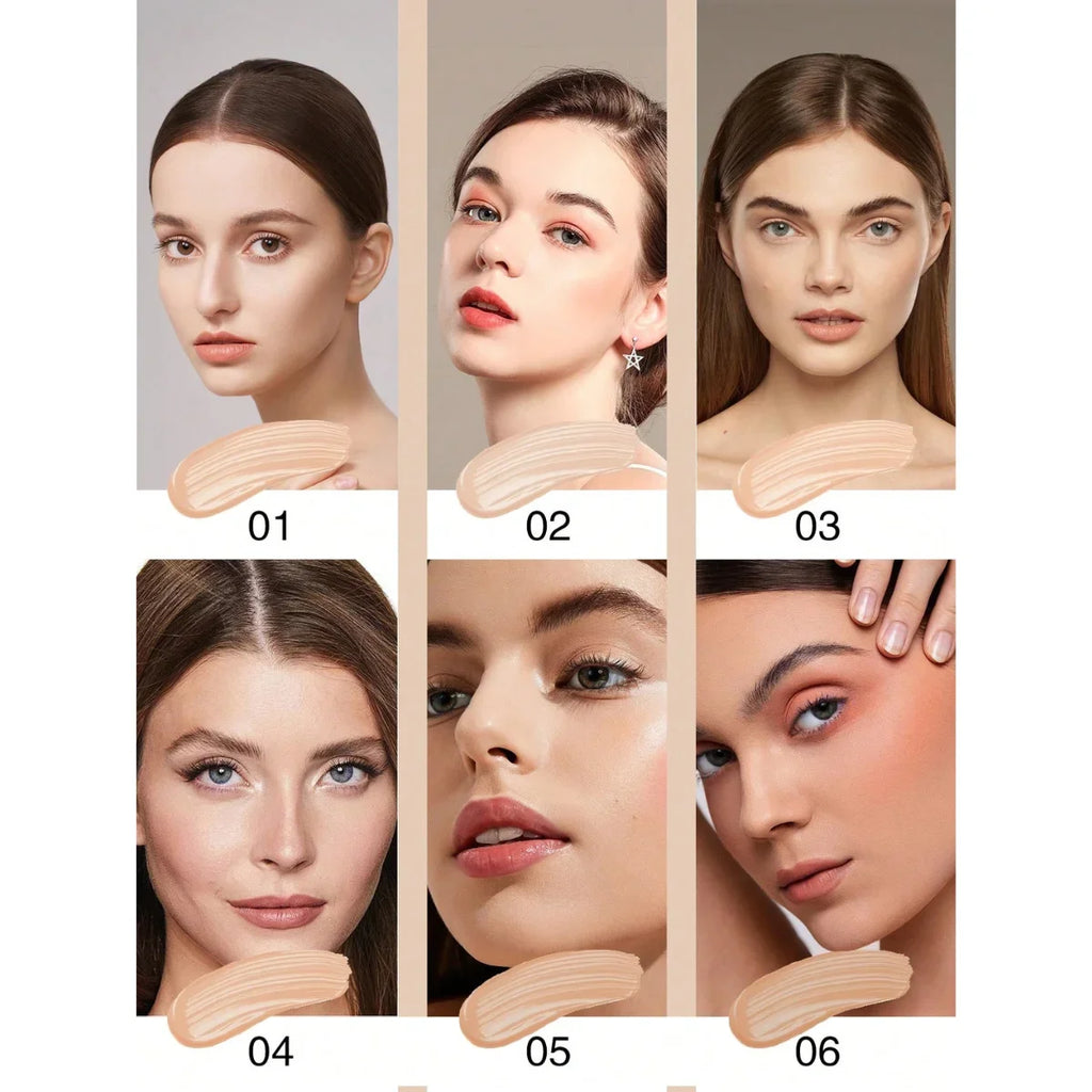 Women's Makeup Spf20 Pa+++ Sunscreen Foundation, Full Coverage Moisturizer, Breathable Matte Finish, Long Lasting, Beauyork