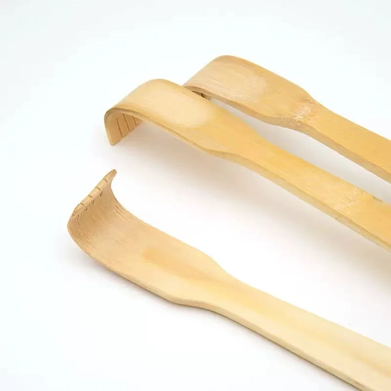 3 Pack Bamboo Back Scratchers - Convenient Long-Handle Itch Relief Tools, Large Quantity Set for Home & Travel