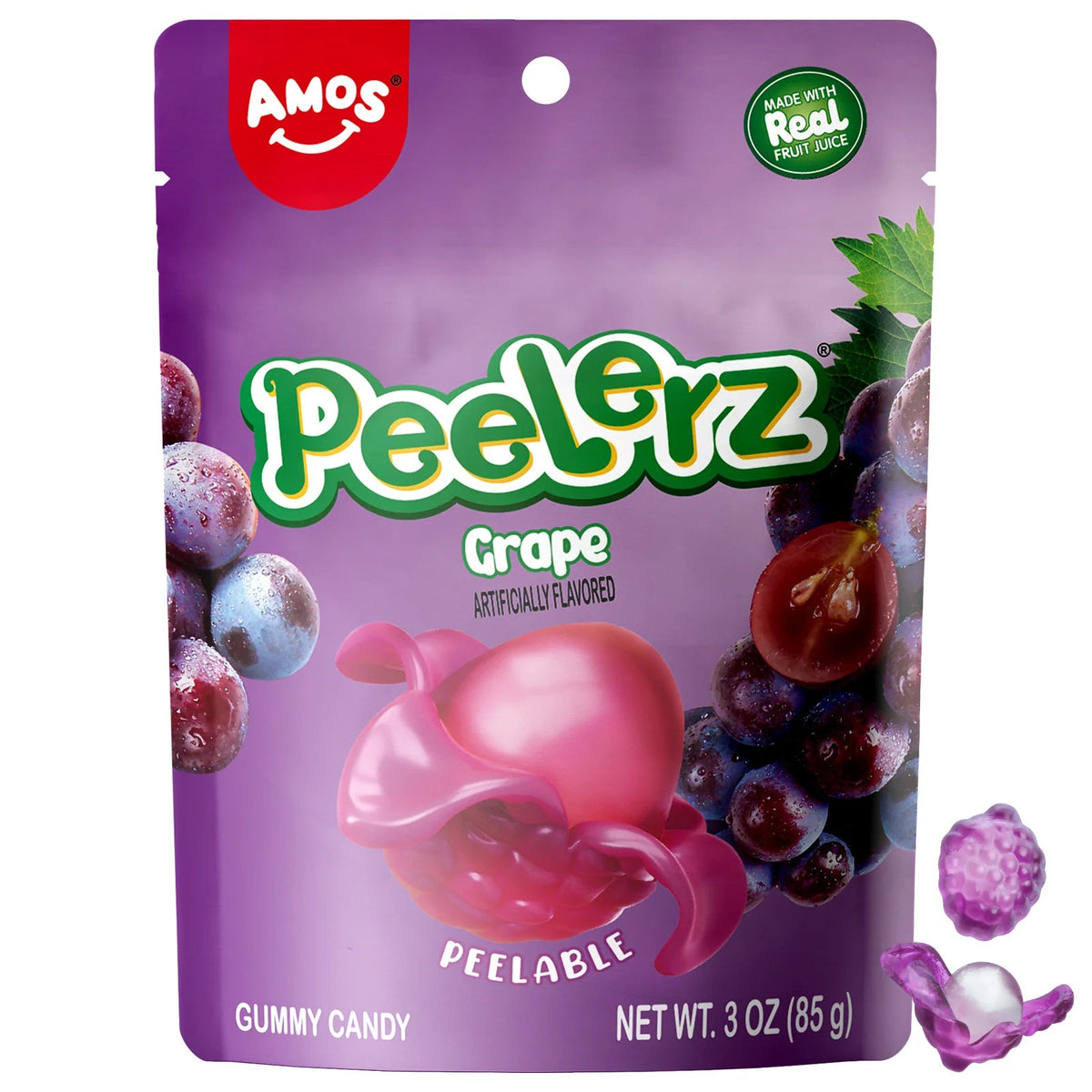 Amos Peelerz Grape 6 pack (3oz)