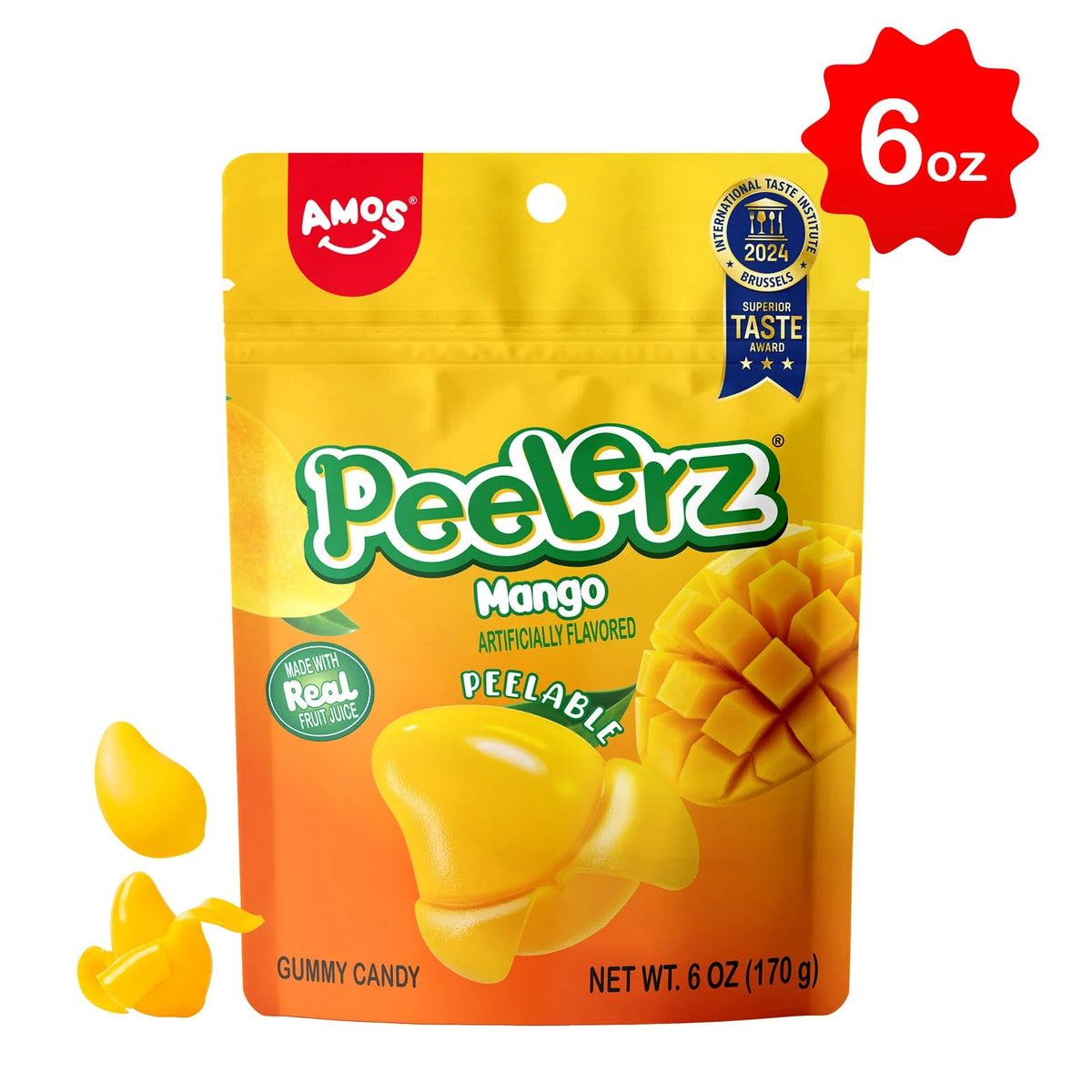 Amos Peelerz Mango 6 Pack (6oz)