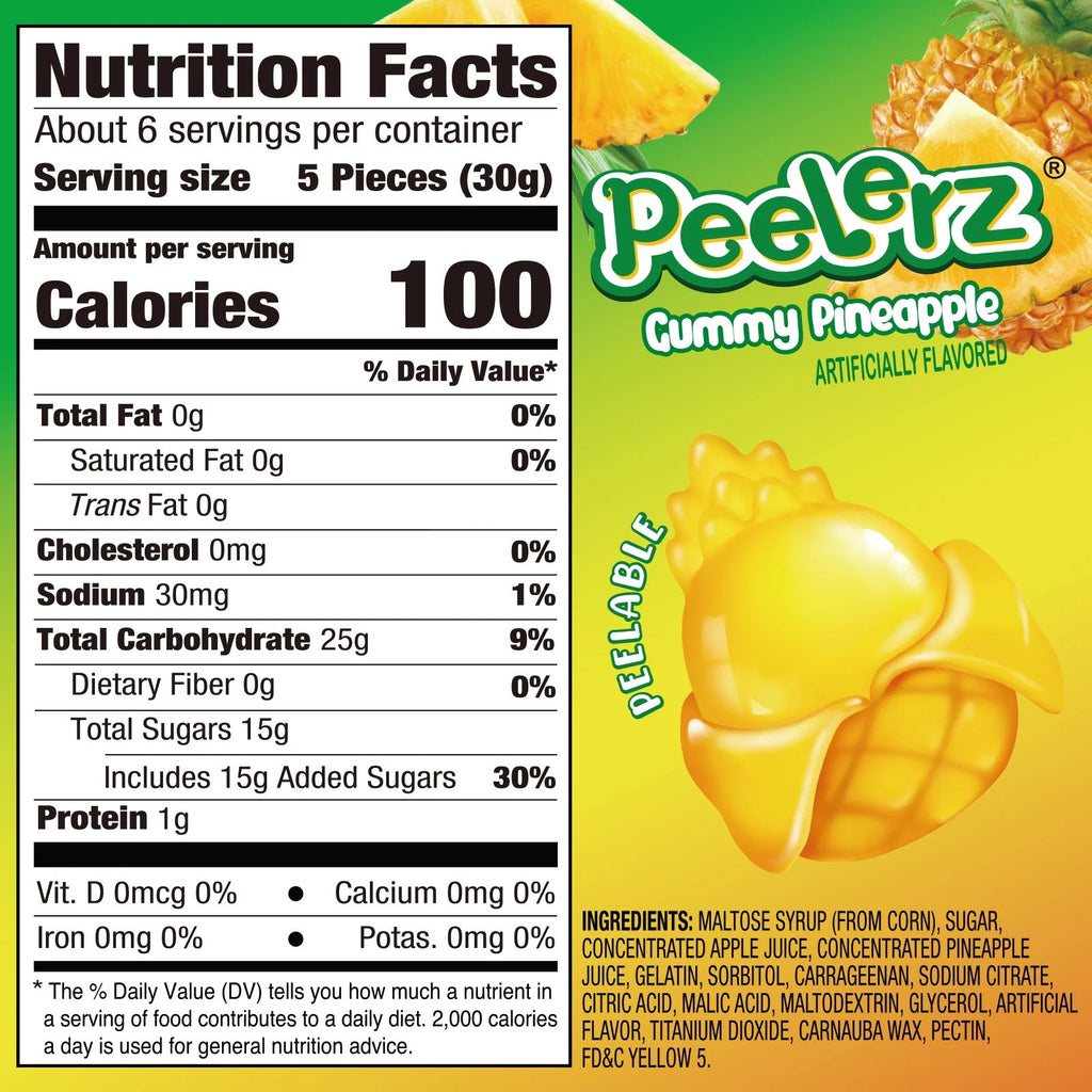 Amos Peelerz Pineapple 6 pack (6oz)