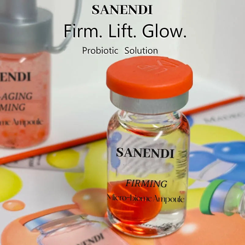 SANENDI Korea Skincare Hyaluronic Acid Ampoule MicroBiome Serum Moisture-Support Lightweight Hydration A-AG Solution