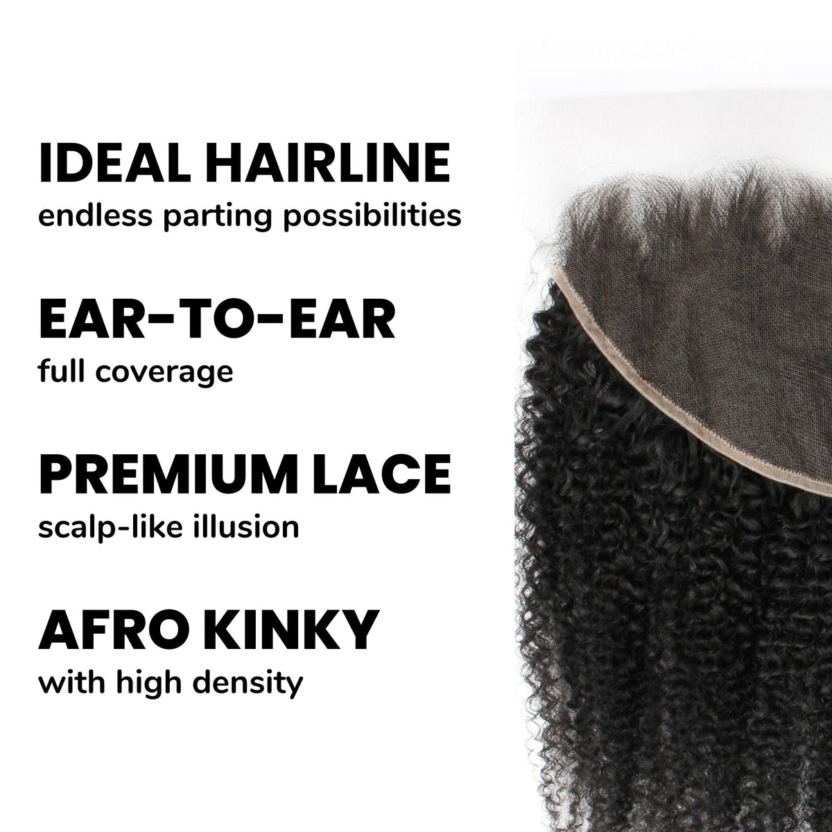 Afro Kinky 13x6 HD Lace Human Hair Frontal