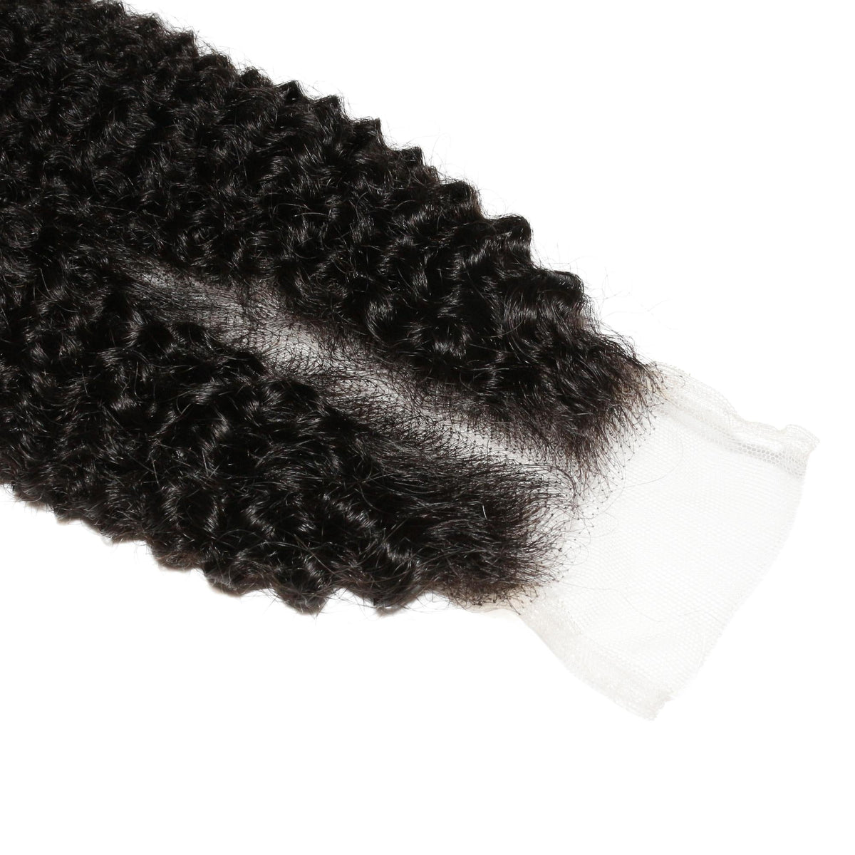 Afro Kinky 2x6 Transparent Lace Human Hair Closure