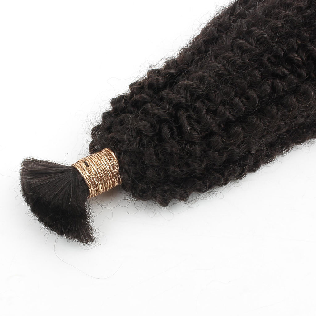 Afro Kinky Bulk 100% Human Braiding Hair
