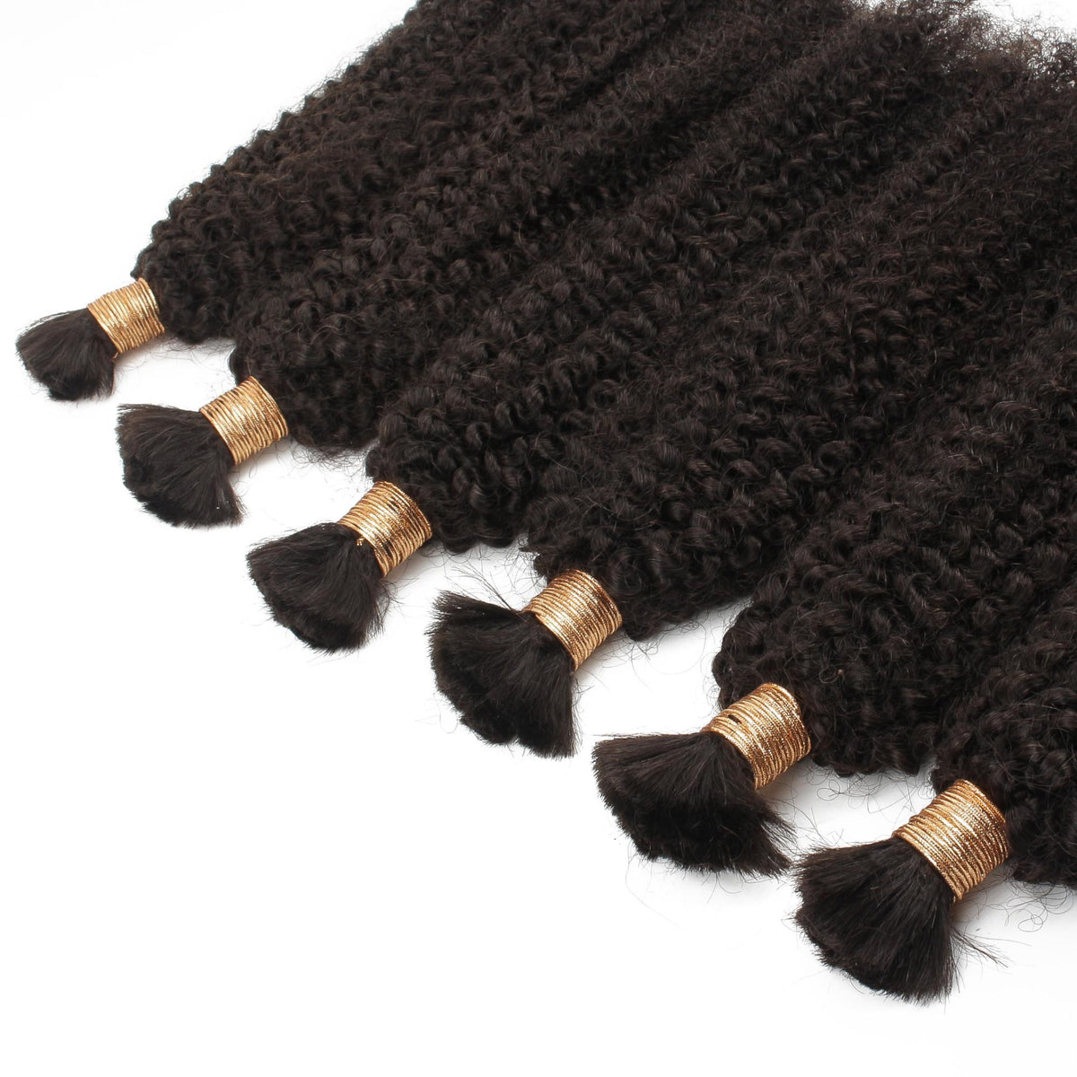 Afro Kinky Bulk 100% Human Braiding Hair