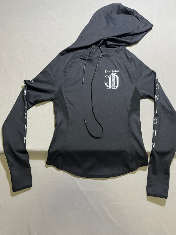 DON JOHN Yoga Outfit Sets Hooded Top Women's
