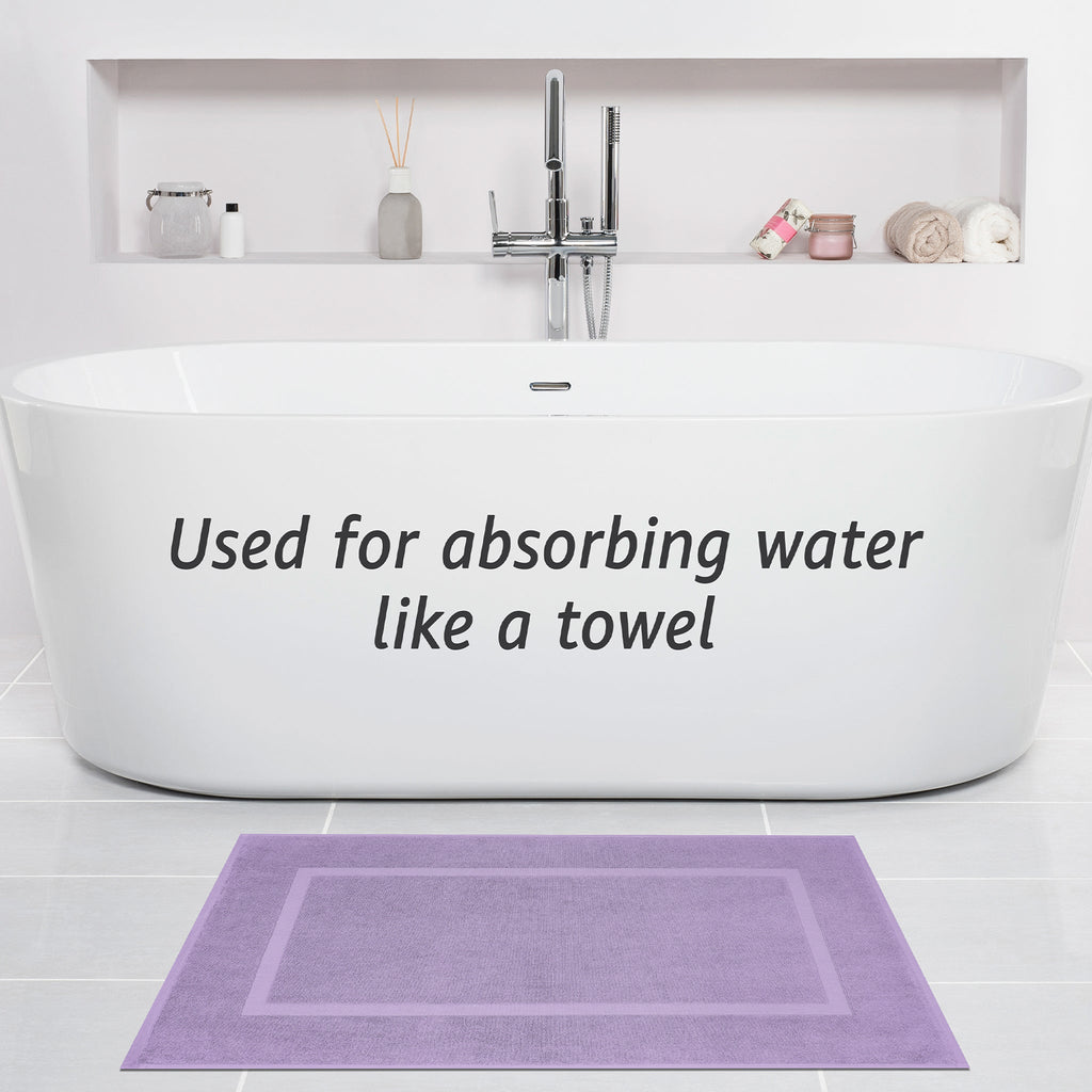 American Soft Linen Bekos 100% Cotton Bath Mat Set, 2 Piece 20x34 inches Bath Mats for Bathroom