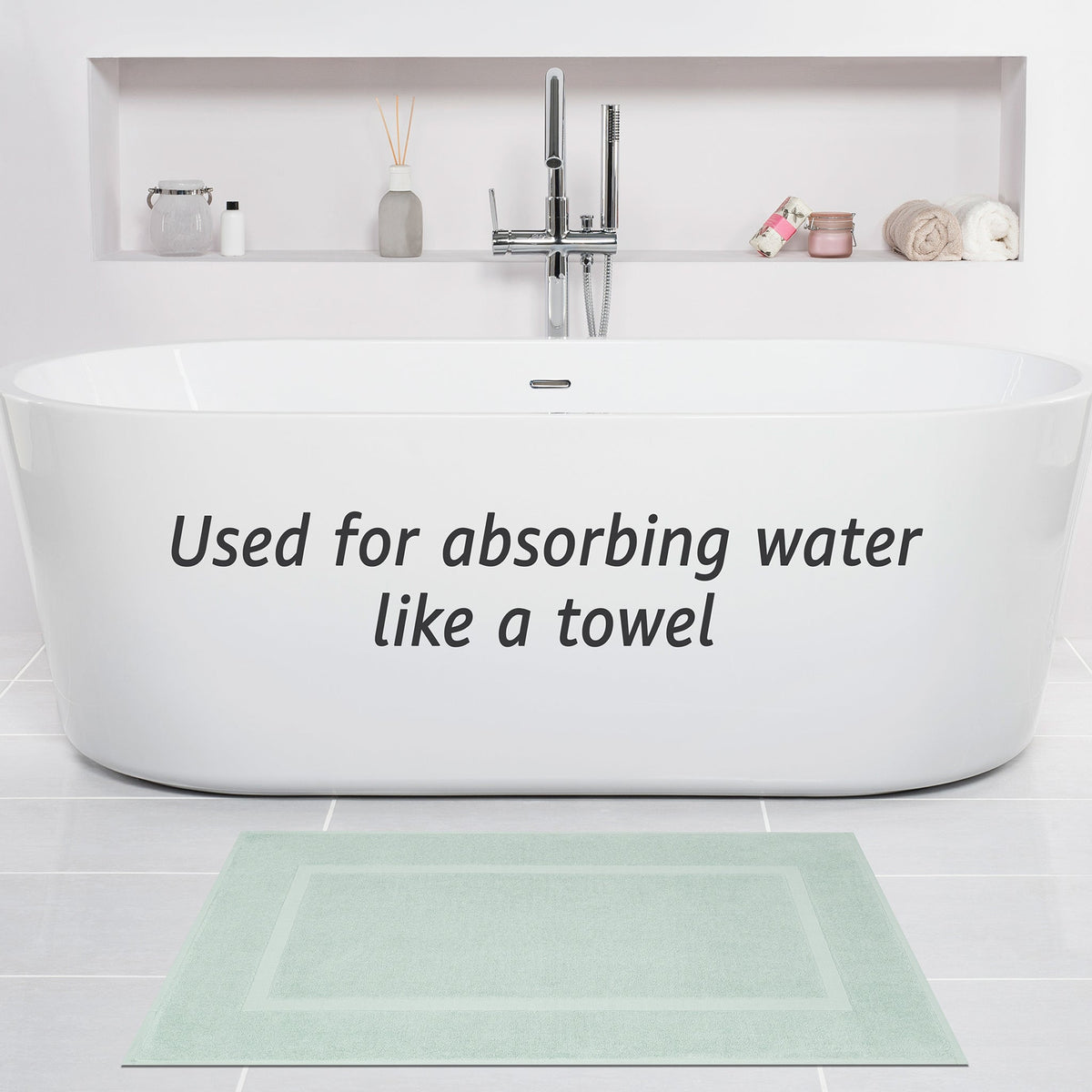 American Soft Linen Bekos 100% Cotton Bath Mat Set, 2 Piece 20x34 inches Bath Mats for Bathroom