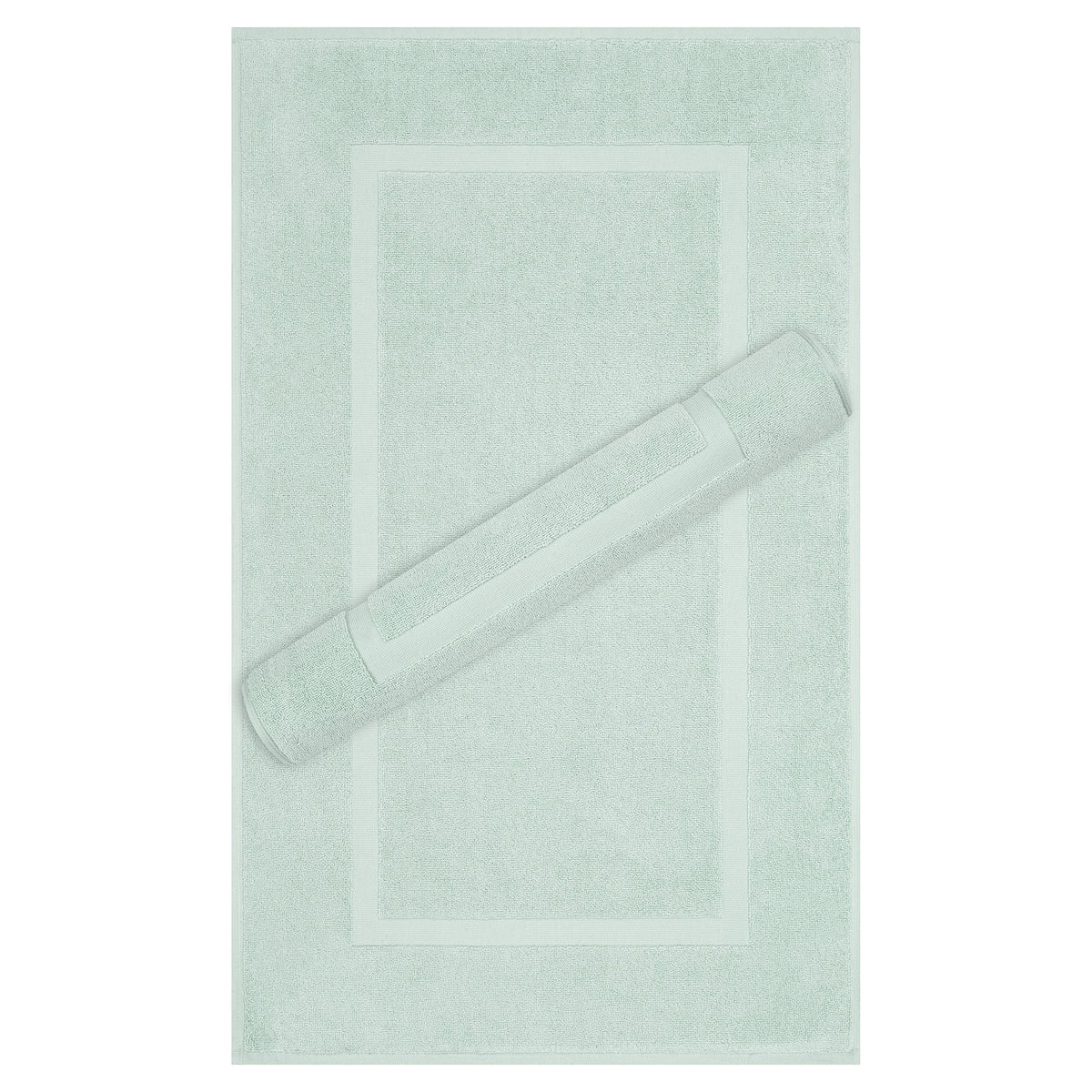 American Soft Linen Bekos 100% Cotton Bath Mat Set, 2 Piece 20x34 inches Bath Mats for Bathroom