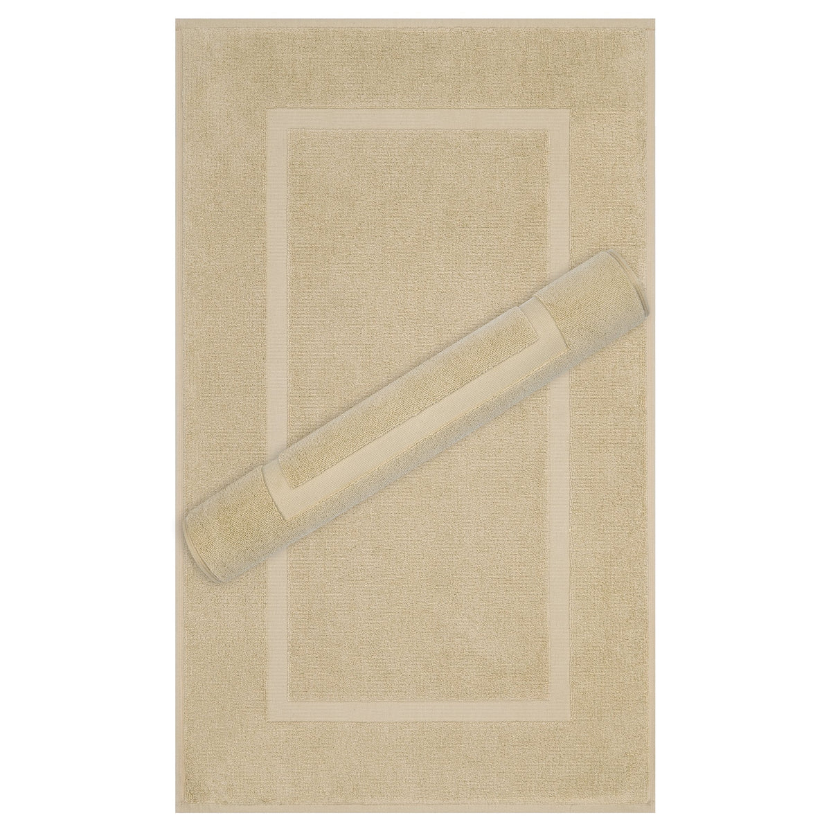 American Soft Linen Bekos 100% Cotton Bath Mat Set, 2 Piece 20x34 inches Bath Mats for Bathroom