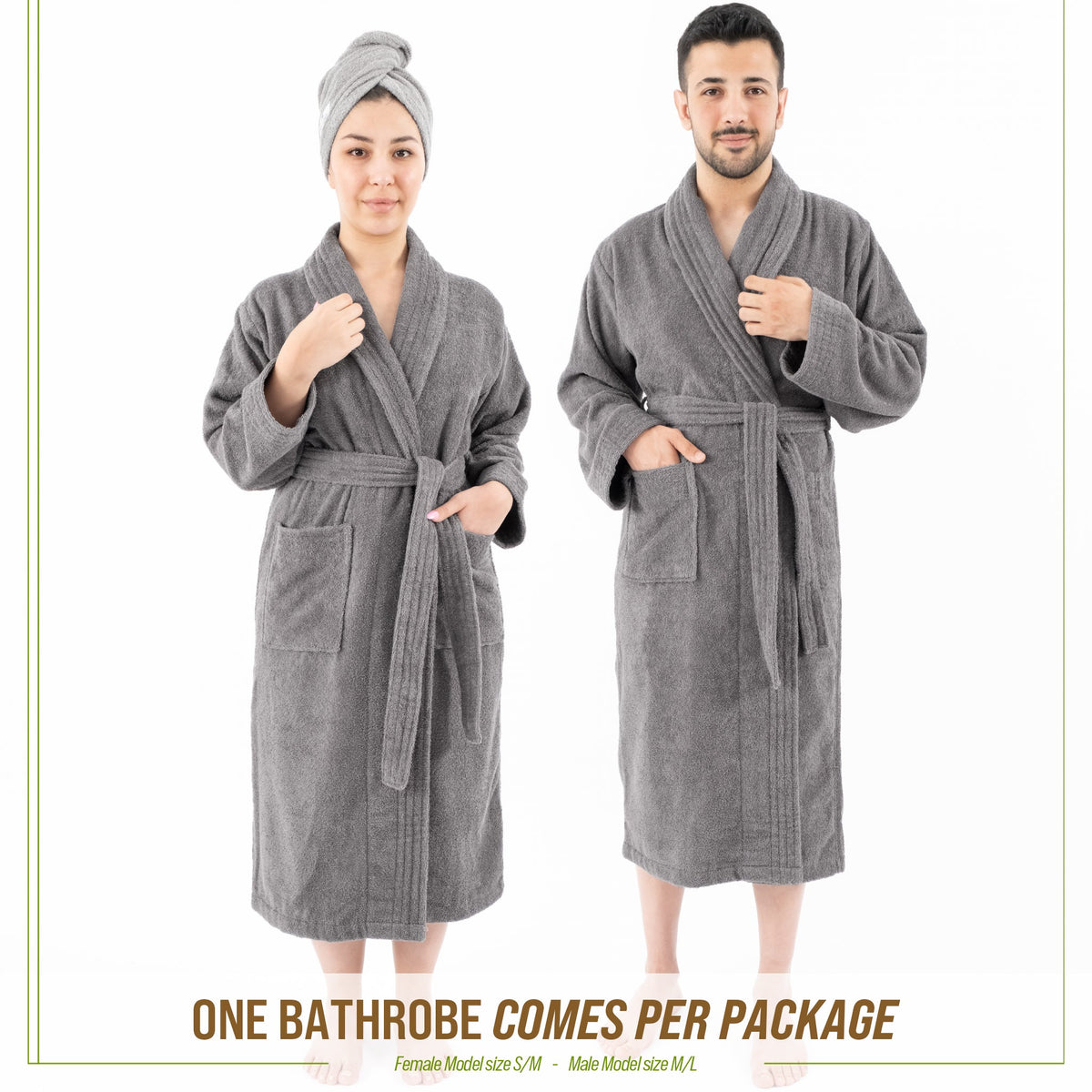 American Soft Linen, 100% Cotton Robes for Women and Men, Soft Lightweight Unisex Couple Turkish Bathrobes Wholesale