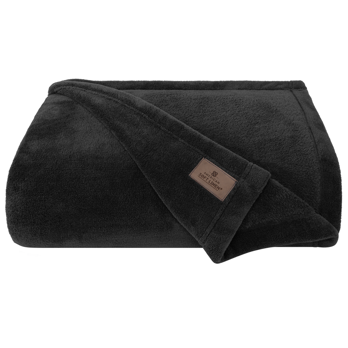 American Soft Linen Bedding Fleece Blanket, Plush Fuzzy Cozy Soft Blanket for Bed, Sofa, Couch