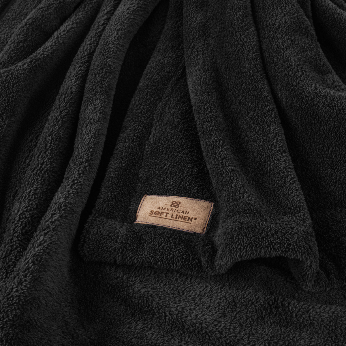 American Soft Linen Bedding Fleece Blanket, Plush Fuzzy Cozy Soft Blanket for Bed, Sofa, Couch