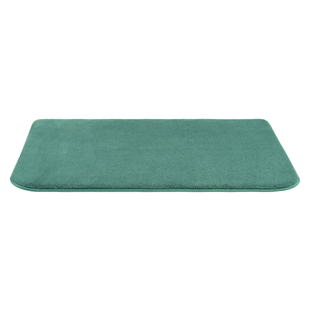 American Soft Linen Fluffy Foamed Bath Rug, 21x32 inches Bath Rugs for Bathroom, 100% Polyester Upper Fluffy Surface and Grip Enhanced Base