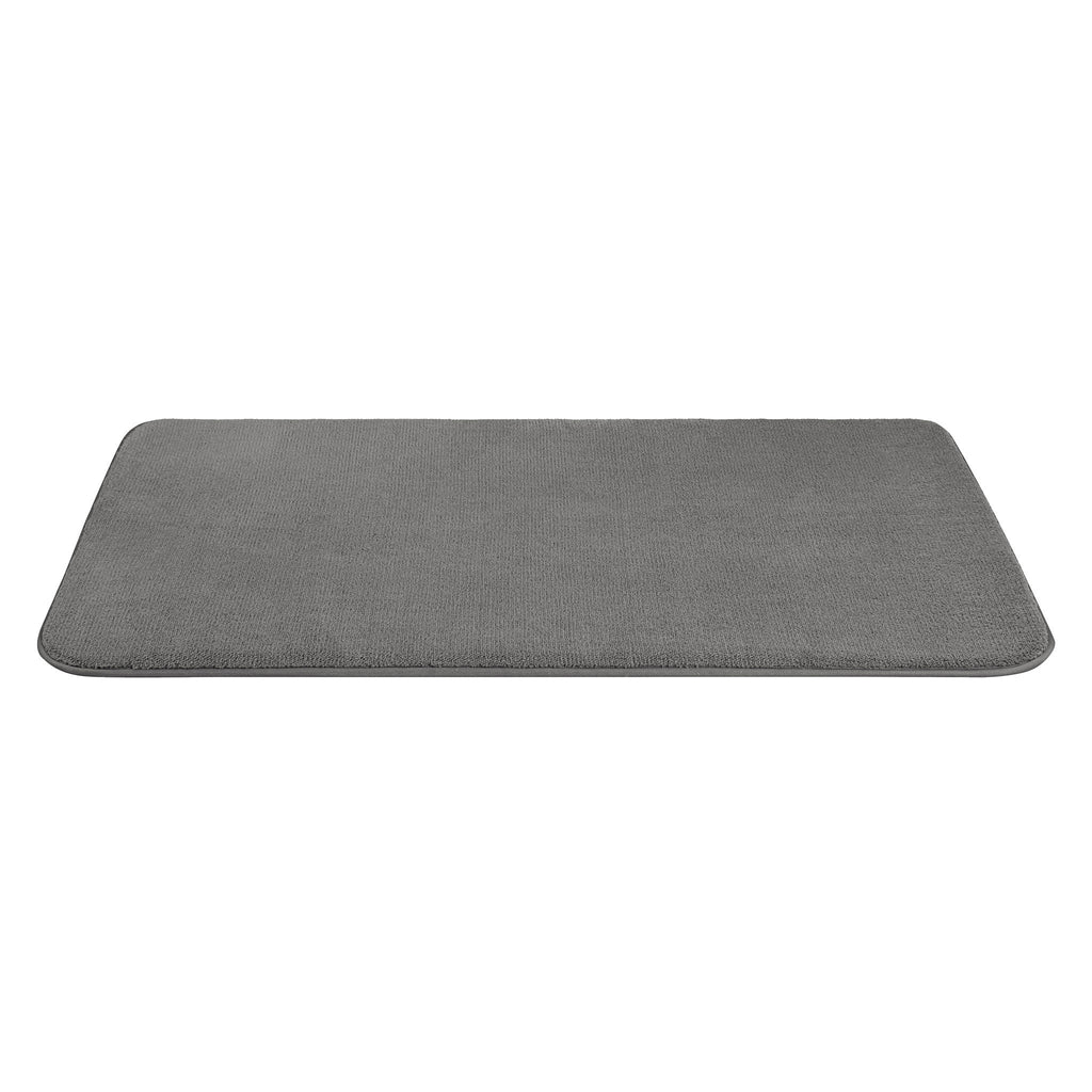 American Soft Linen Fluffy Foamed Bath Rug, 21x32 inches Bath Rugs for Bathroom, 100% Polyester Upper Fluffy Surface and Grip Enhanced Base