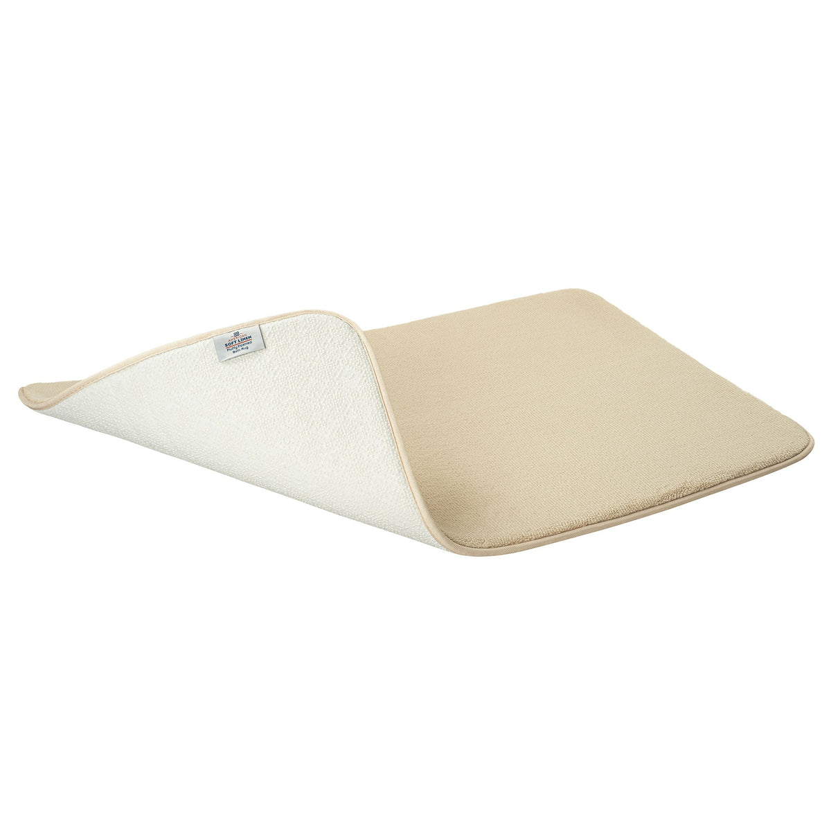 American Soft Linen Fluffy Foamed Bath Rug, 21x32 inches Bath Rugs for Bathroom, 100% Polyester Upper Fluffy Surface and Grip Enhanced Base