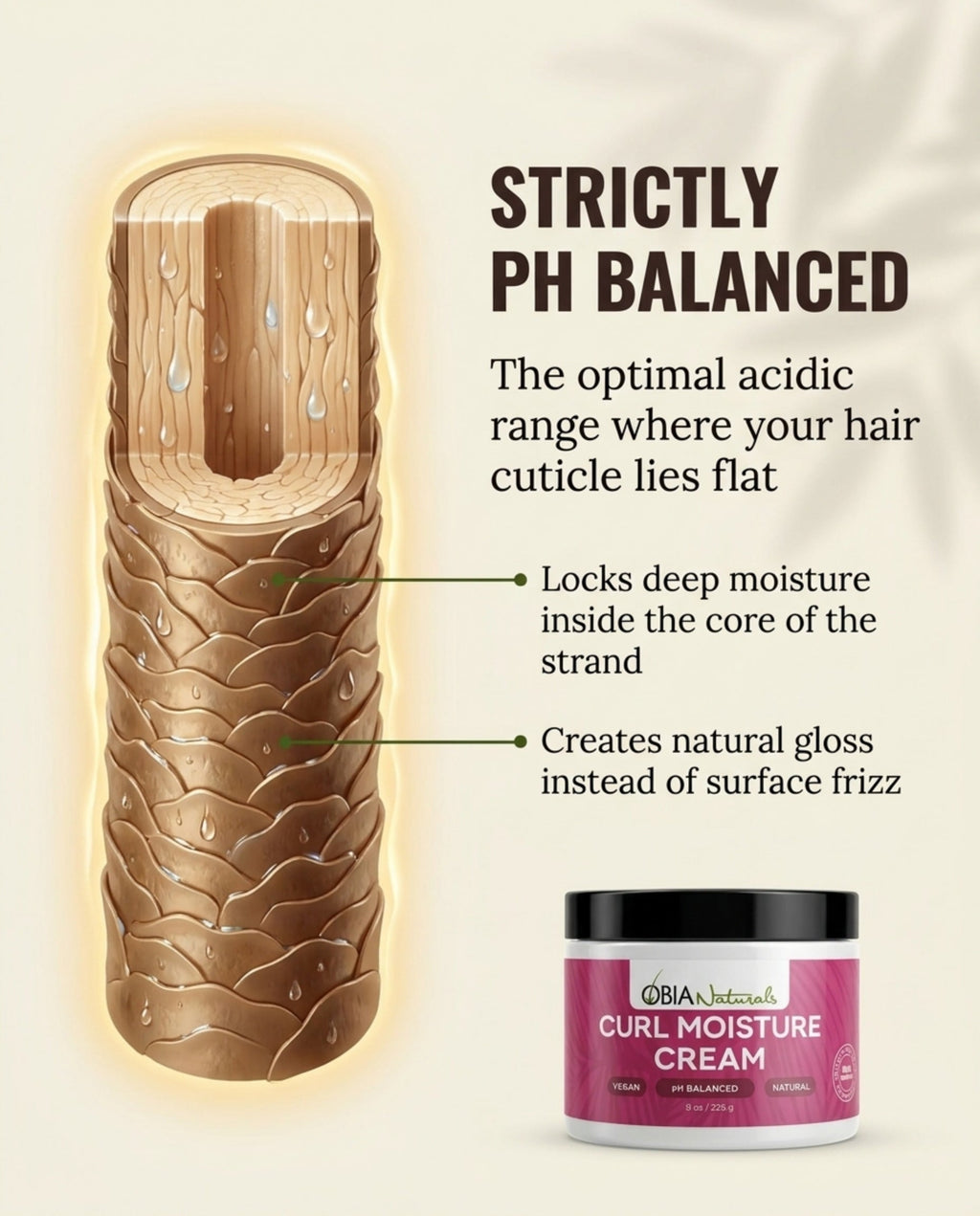 Curl Moisture Cream — Curl Cream & Leave-In Conditioner for Curly Hair